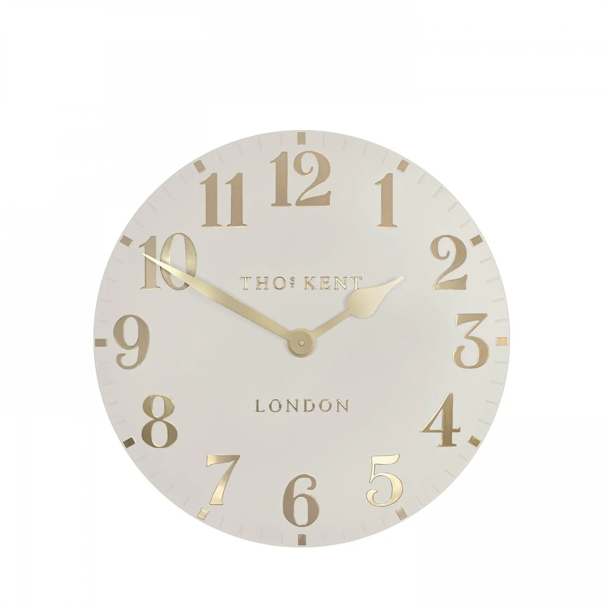 Thomas Kent 12'' Arabic Wall Clock Oatmeal - Image 3