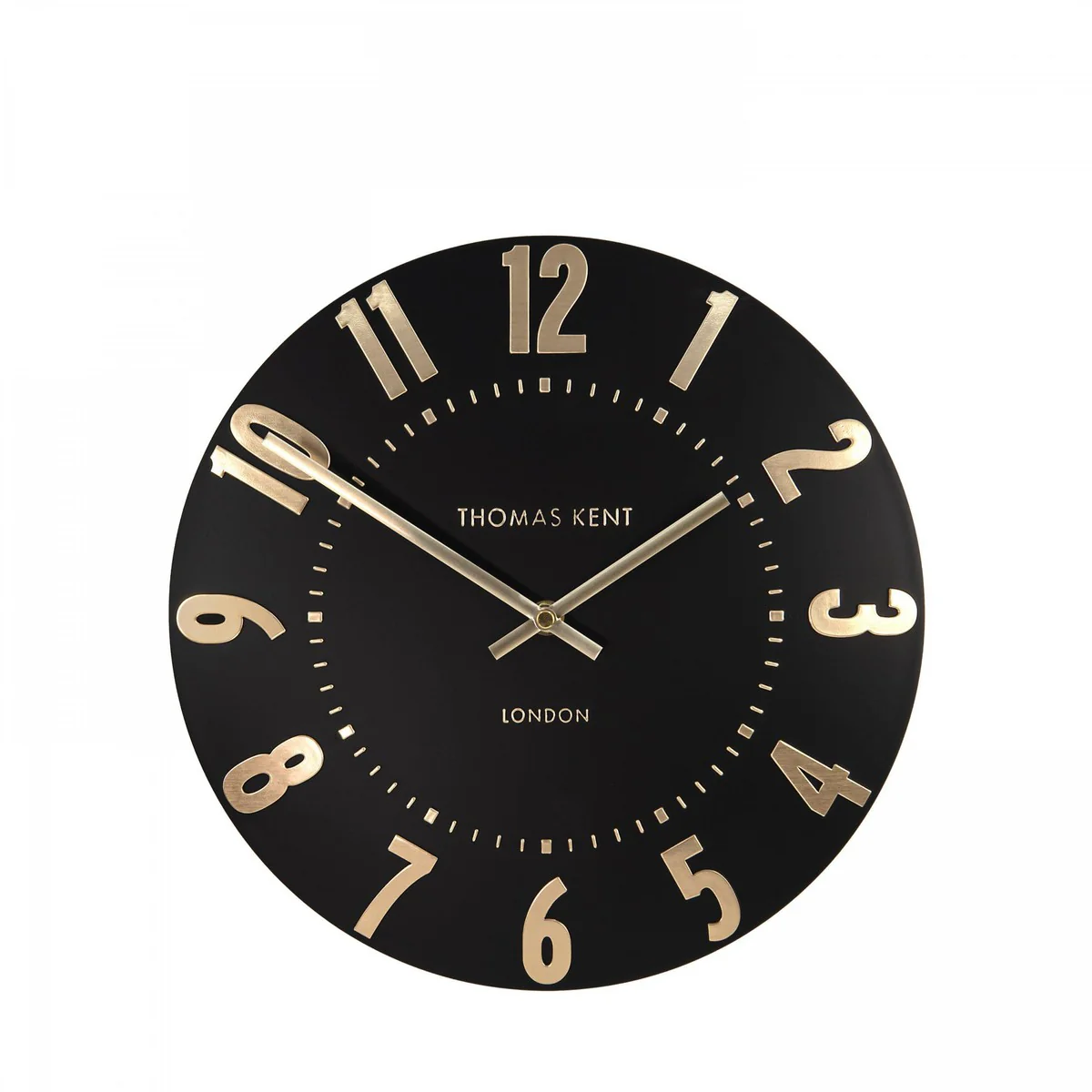 Thomas Kent 12'' Mulberry Wall Clock Noir - Image 3