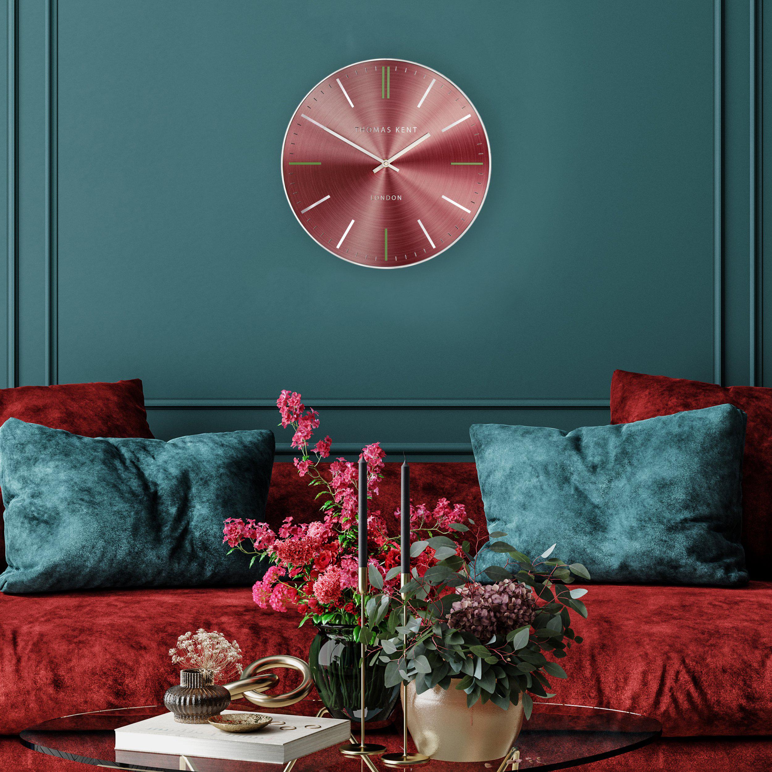 Thomas Kent 14" Bistro Wall Clock Ruby - Image 2