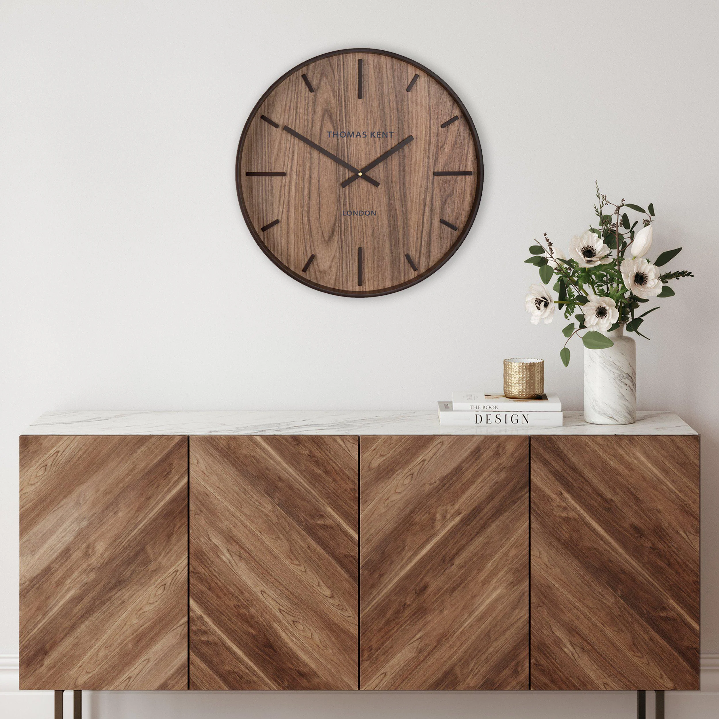 Thomas Kent 50cm Woodstock Wall Clock Elm - Image 2