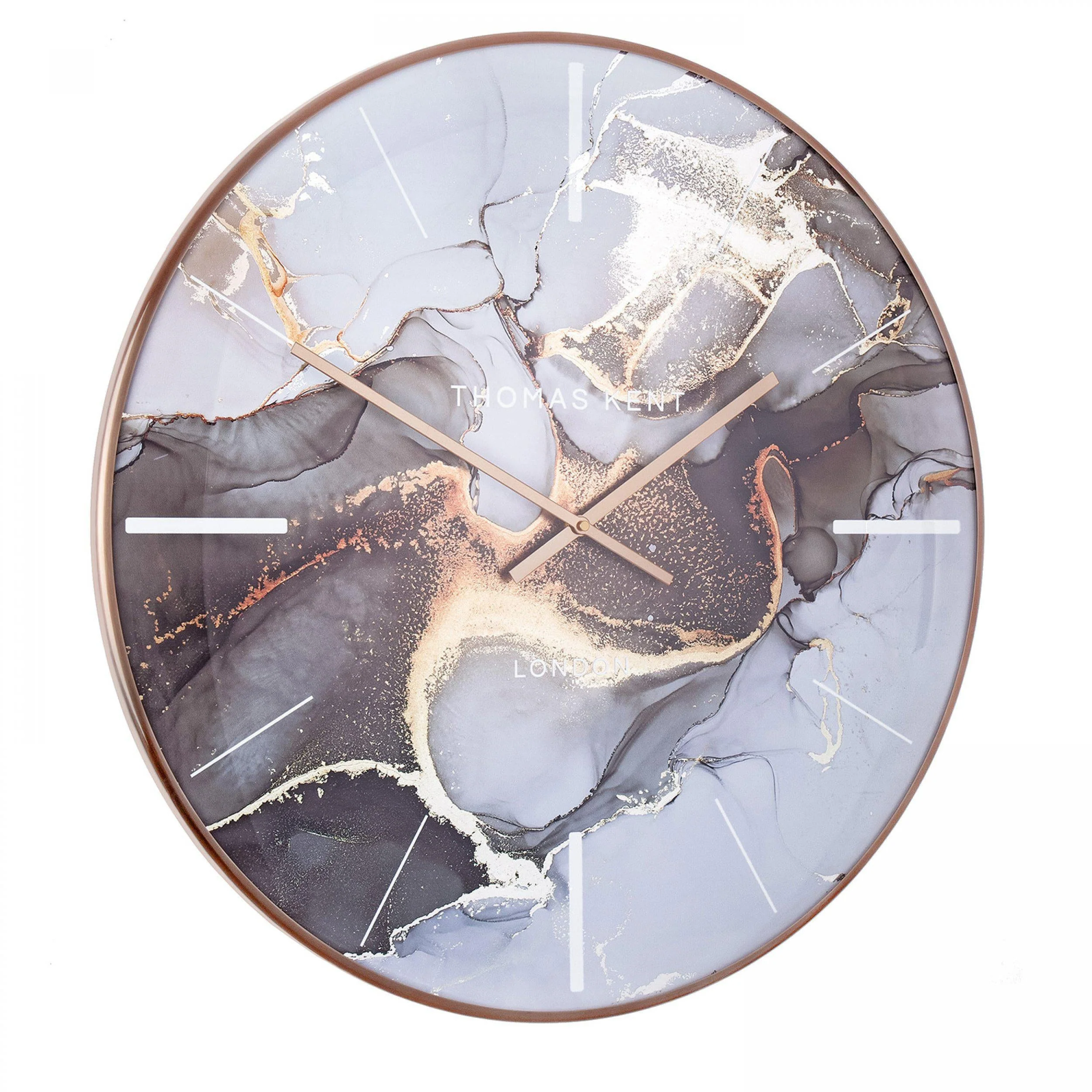 Thomas Kent 65cm Oyster Grand Clock Copper