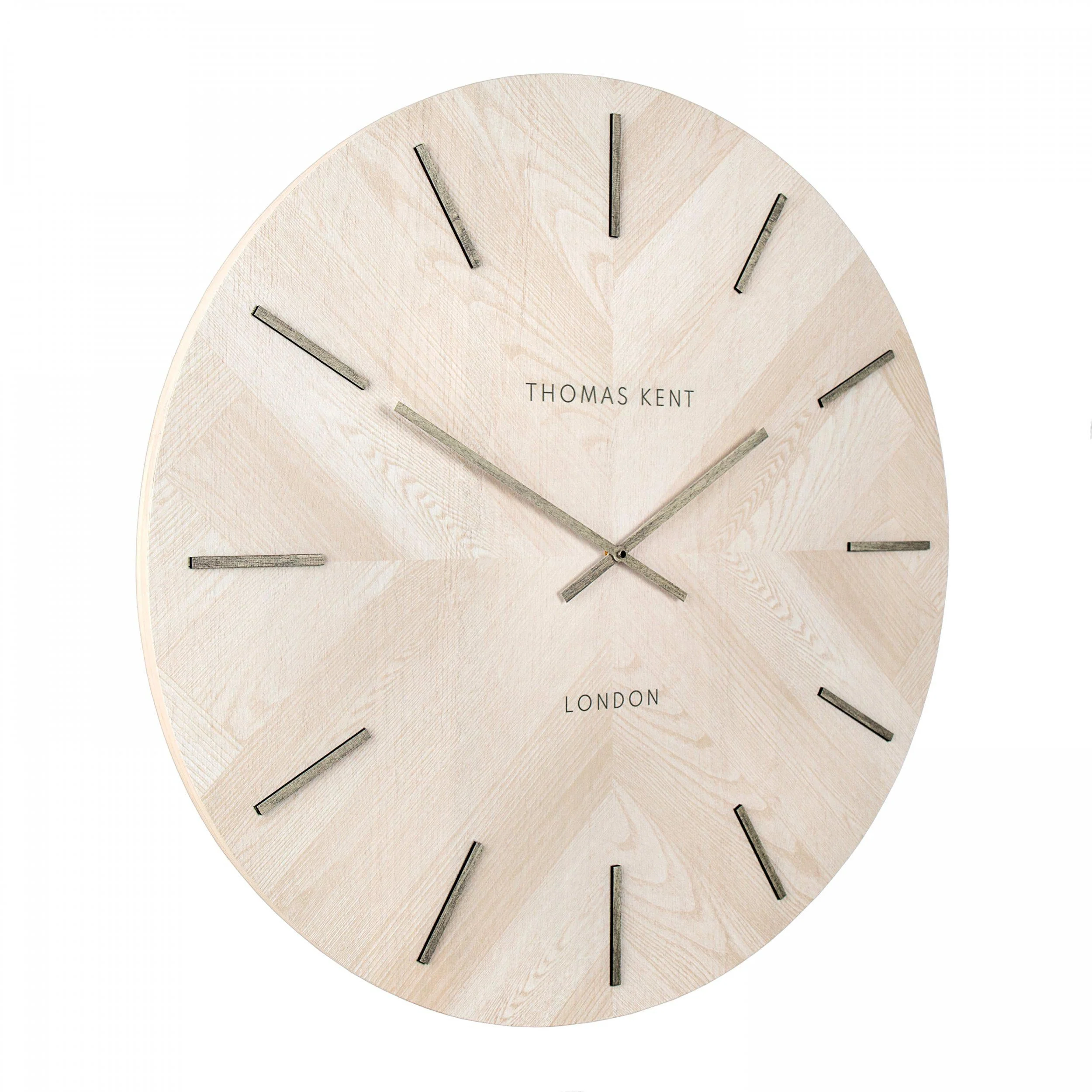 Thomas Kent 76cm Herringbone Wharf Wall Clock - Image 3
