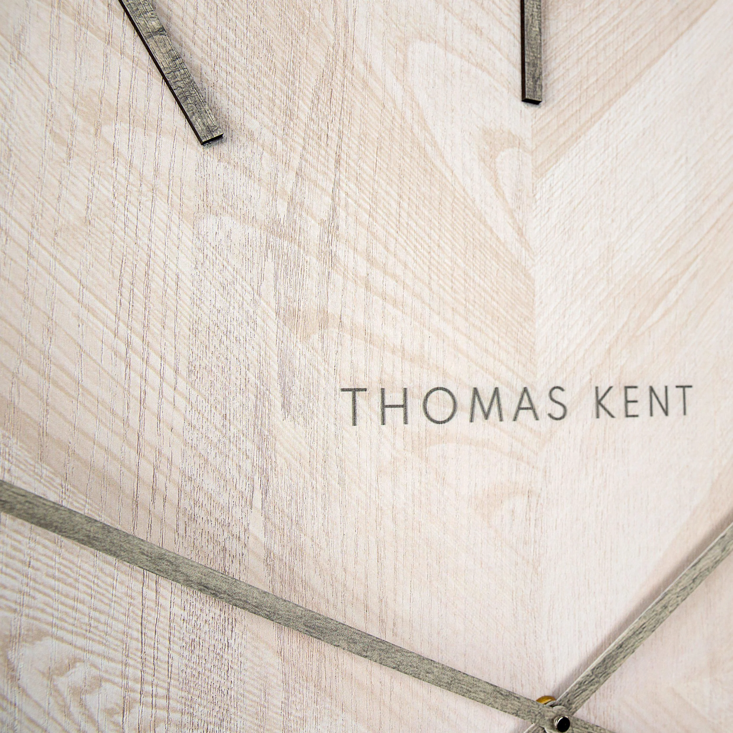 Thomas Kent 76cm Herringbone Wharf Wall Clock - Image 5