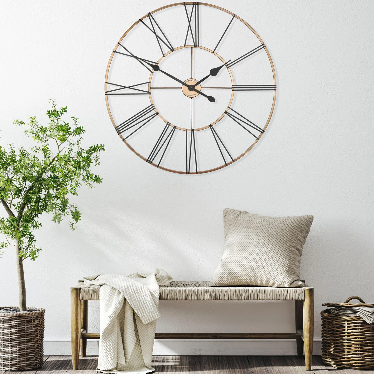 Thomas Kent 80cm Summer House Grand Clock Copper - Image 2