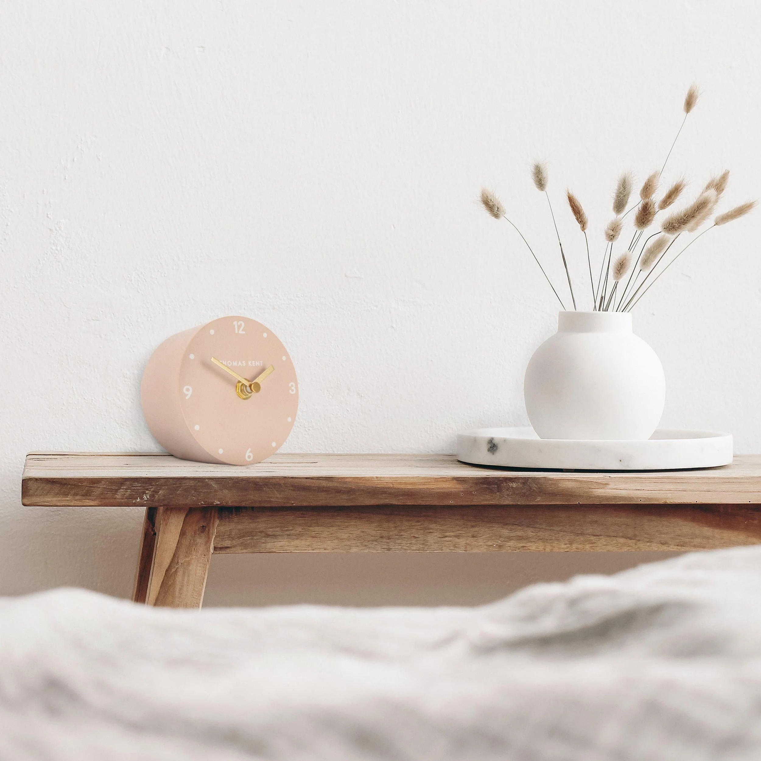 Thomas Kent 4'' Portobello Mantel Clock Rose - Image 2