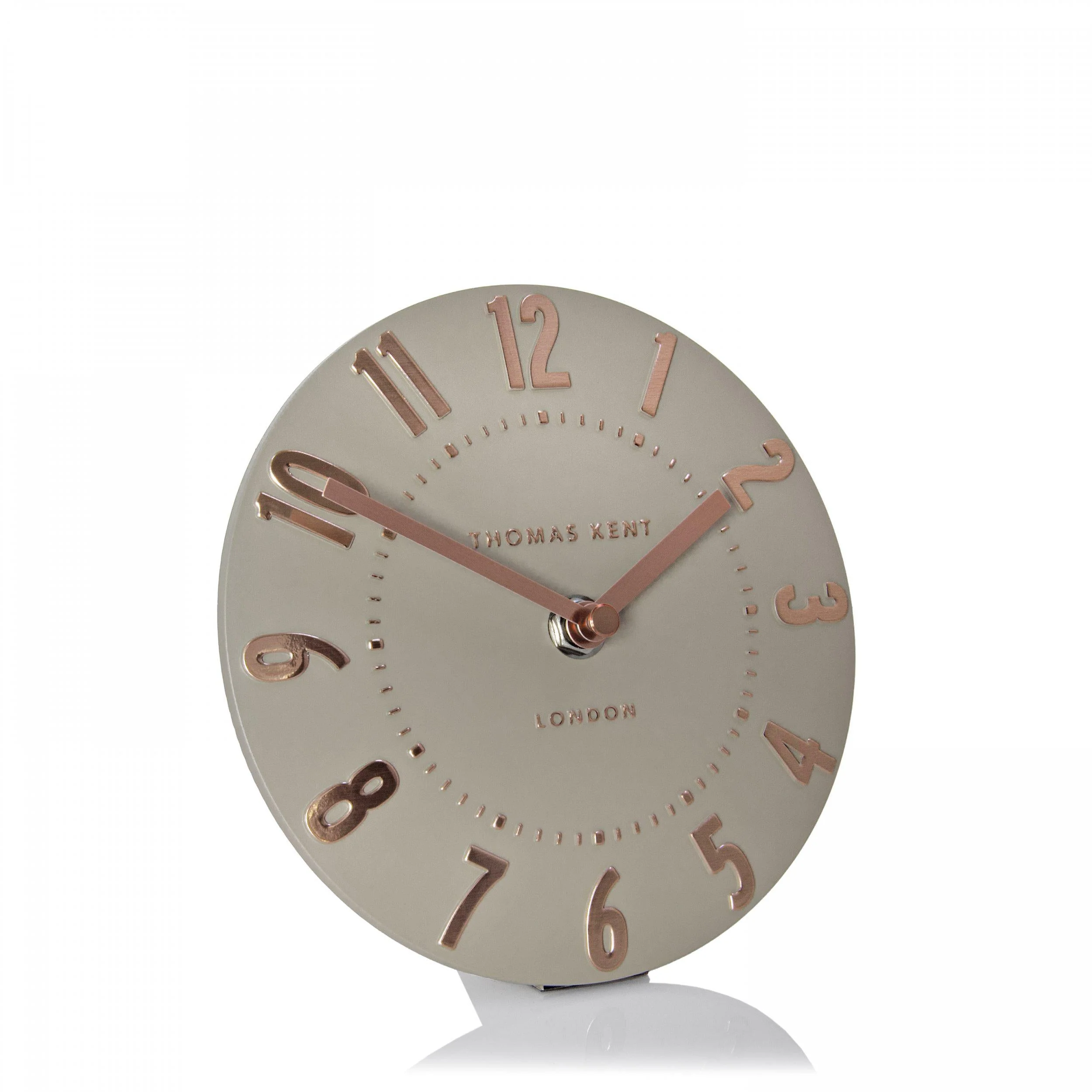 Thomas Kent 15cm Mulberry Mantel Clock Rose Gold