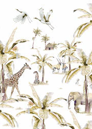 Creative Lab Amsterdam African Safari Sunset Wallpaper Mural - Image 3