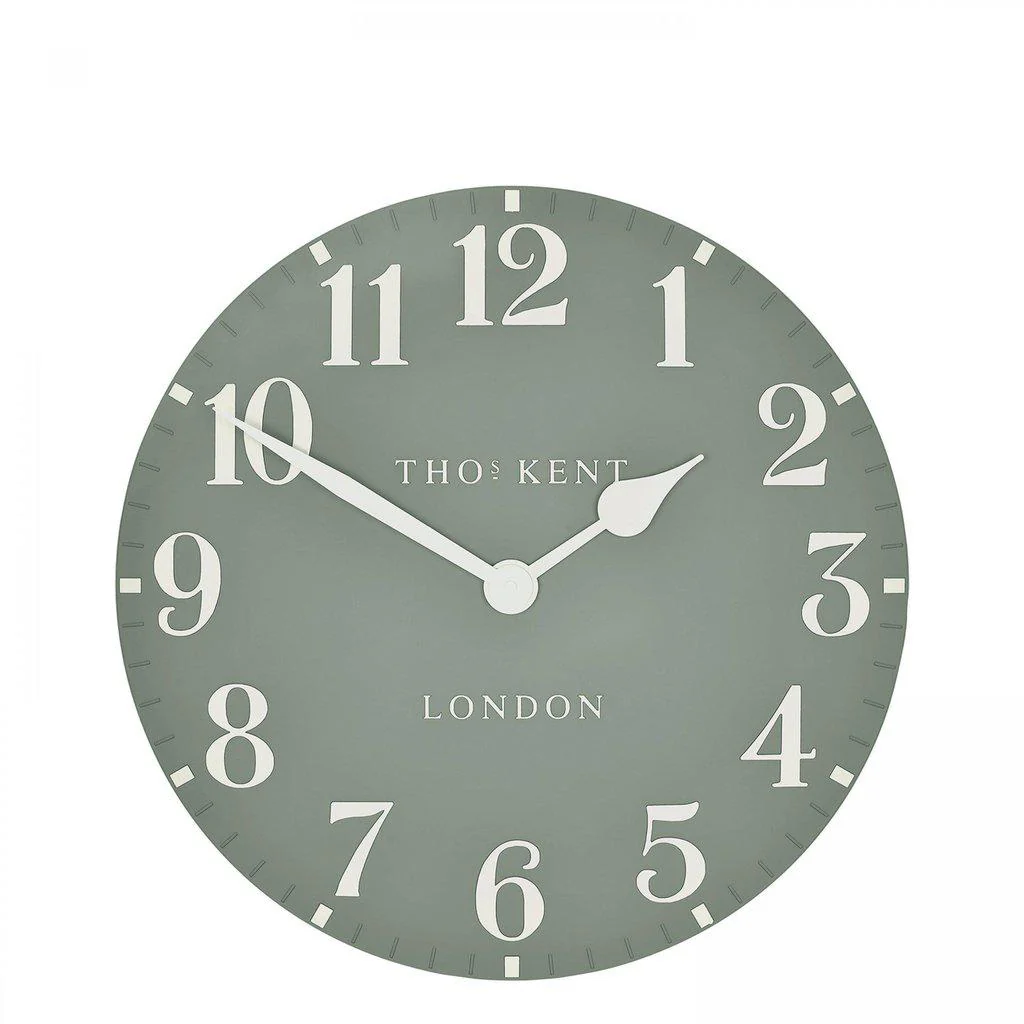 Thomas Kent 30cm Arabic Wall Clock Seagrass