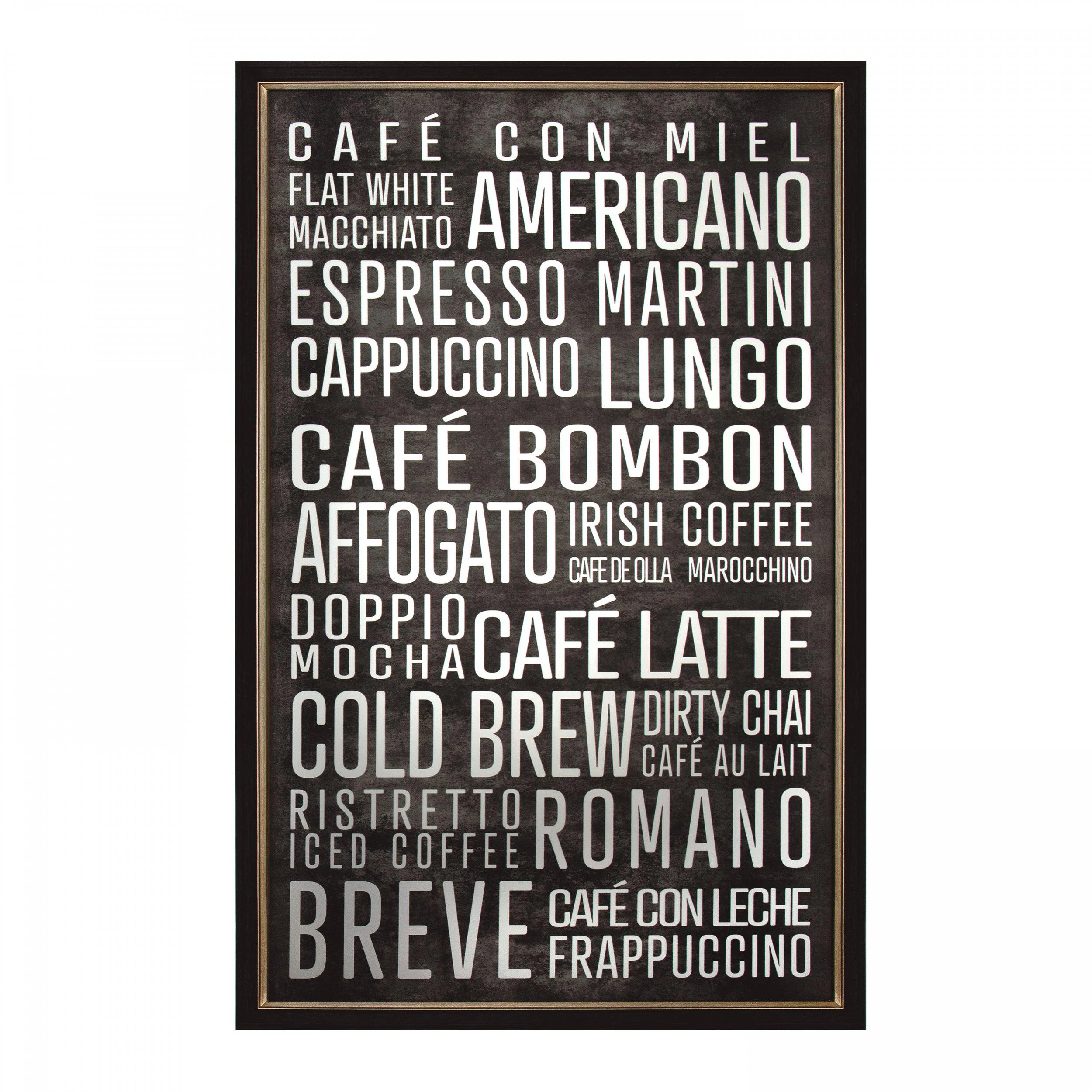 Art Marketing Coffee House Wall Mirror