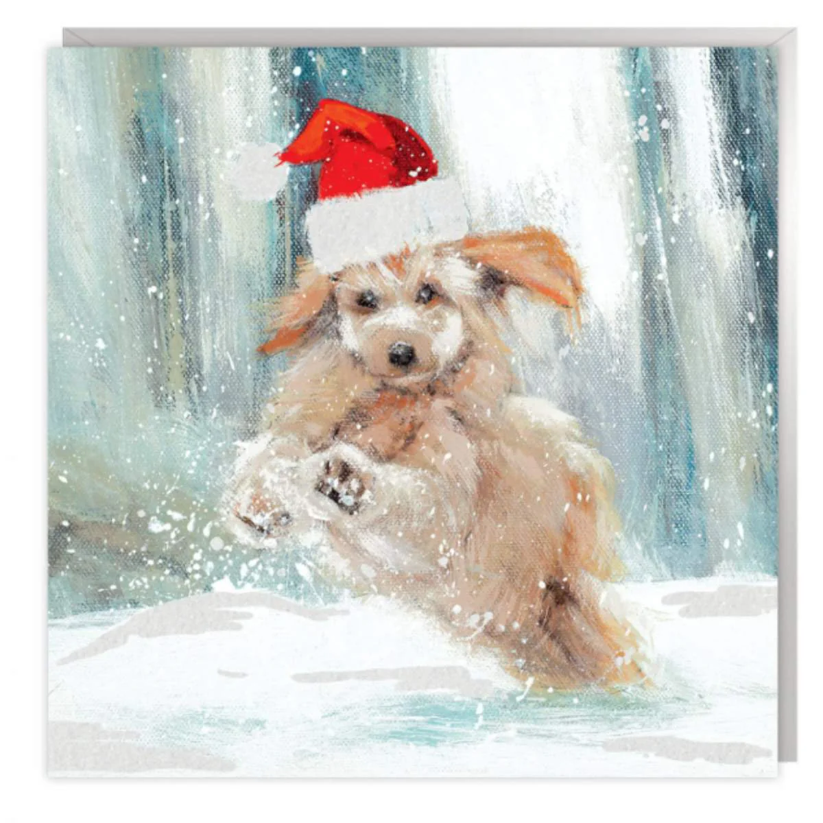 Artbeat Santa Puppy Christmas Cards 48pk