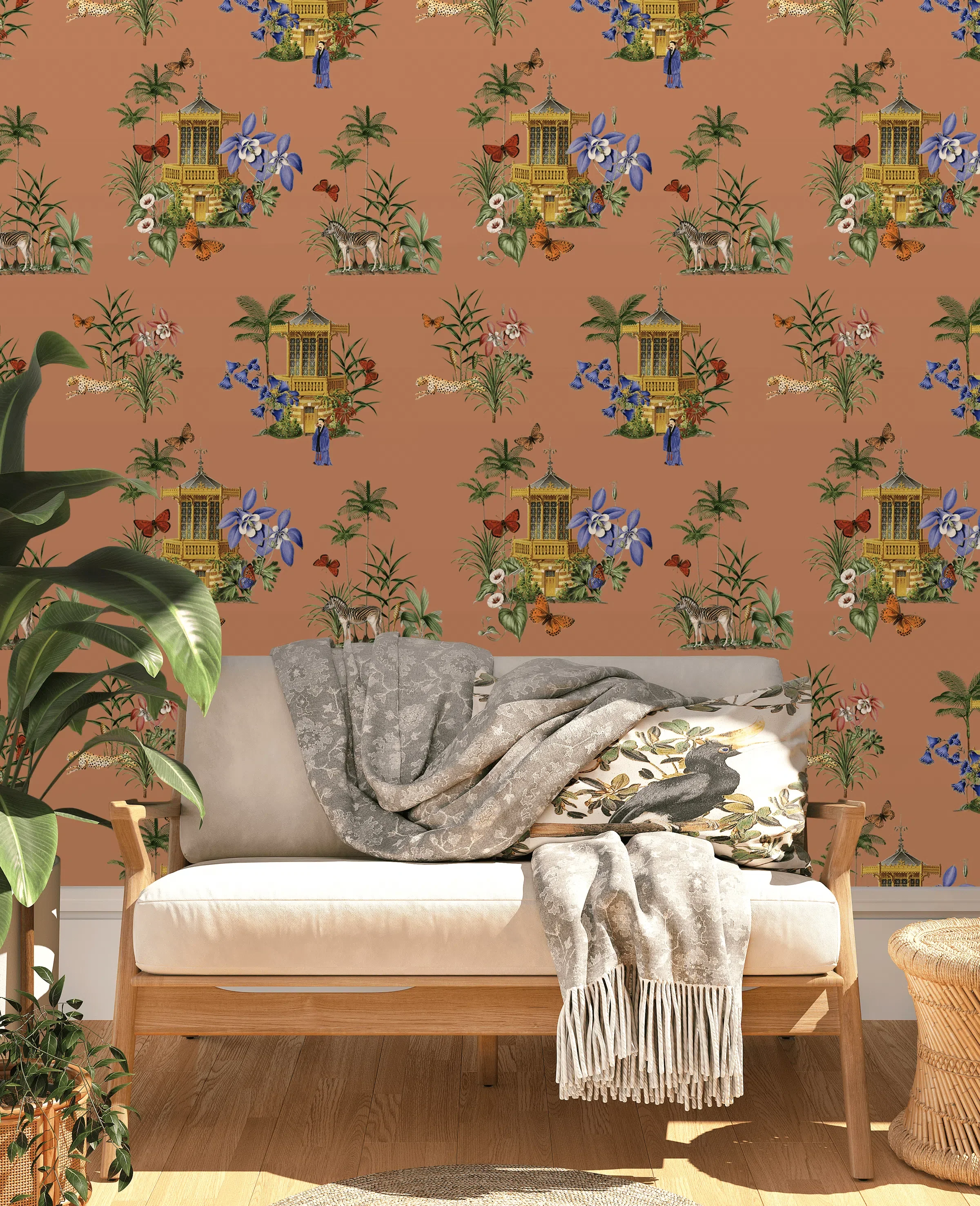 Creative Lab Amsterdam Asian Botanical Garden Terra Repetitive Wallpaper - Image 4