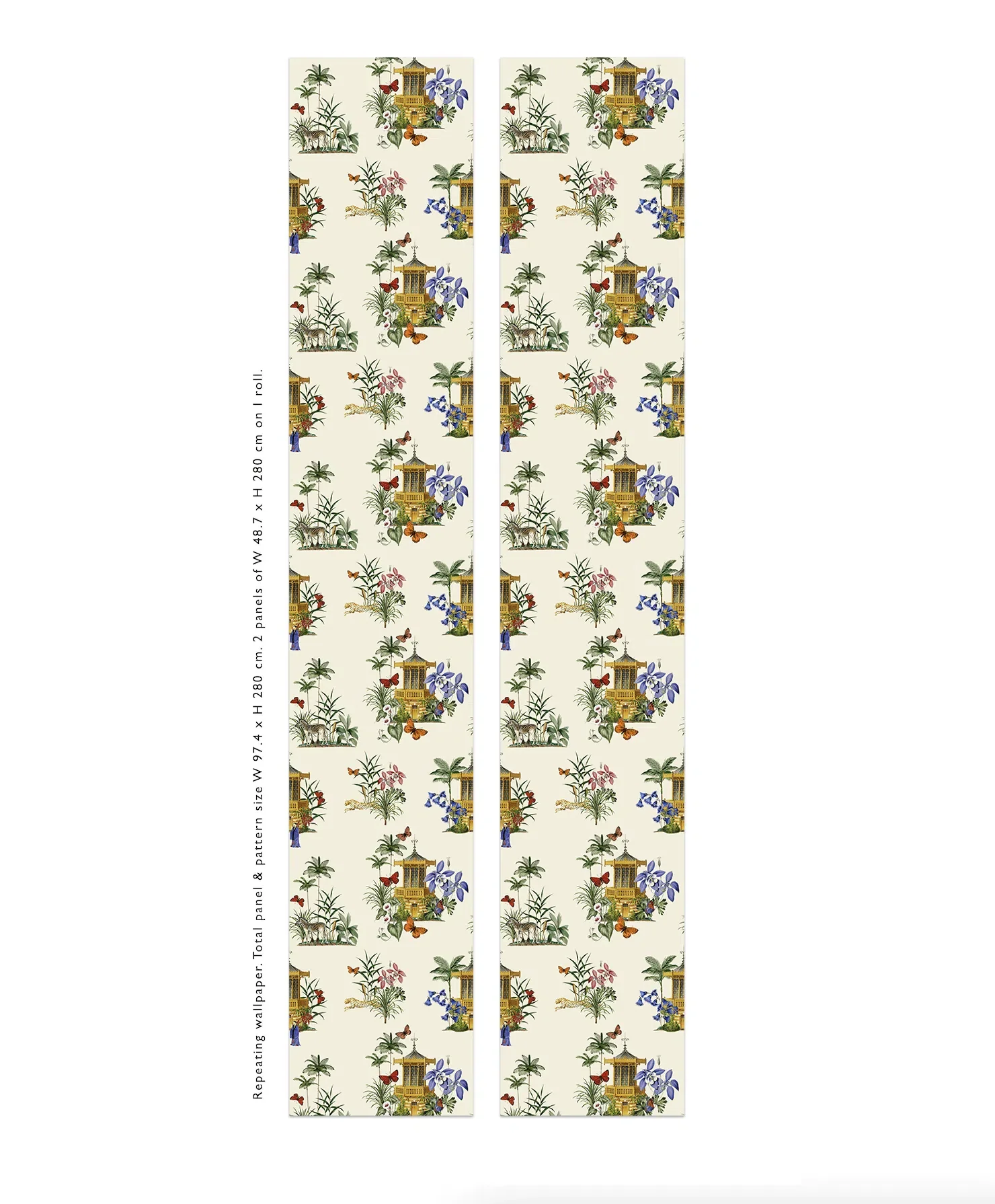 Creative Lab Amsterdam Asian Botanical Garden Vanilla Repetitive Wallpaper