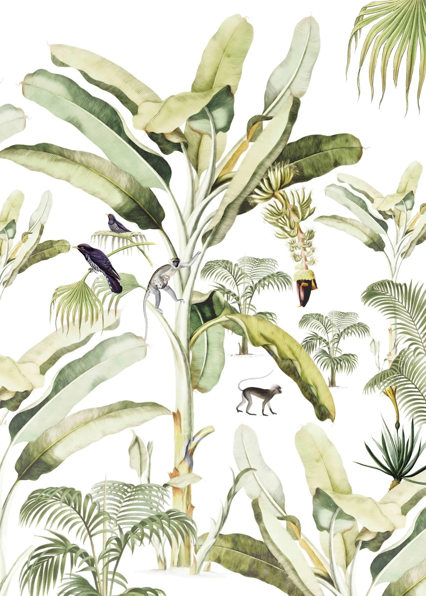Creative Lab Amsterdam Baby Bananas Wallpaper Circle Mural - Image 3