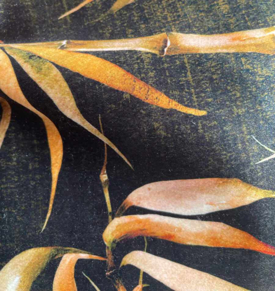 Avalana Bamboo Shimmer Velvet Fabric - Image 3