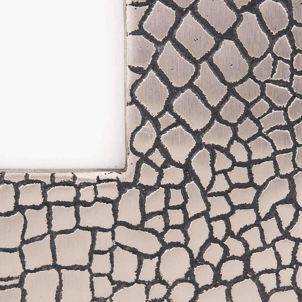 Pacific Lifestyle Antique Silver Metal Croc Print 5 x 7" Photo Frame - Image 8
