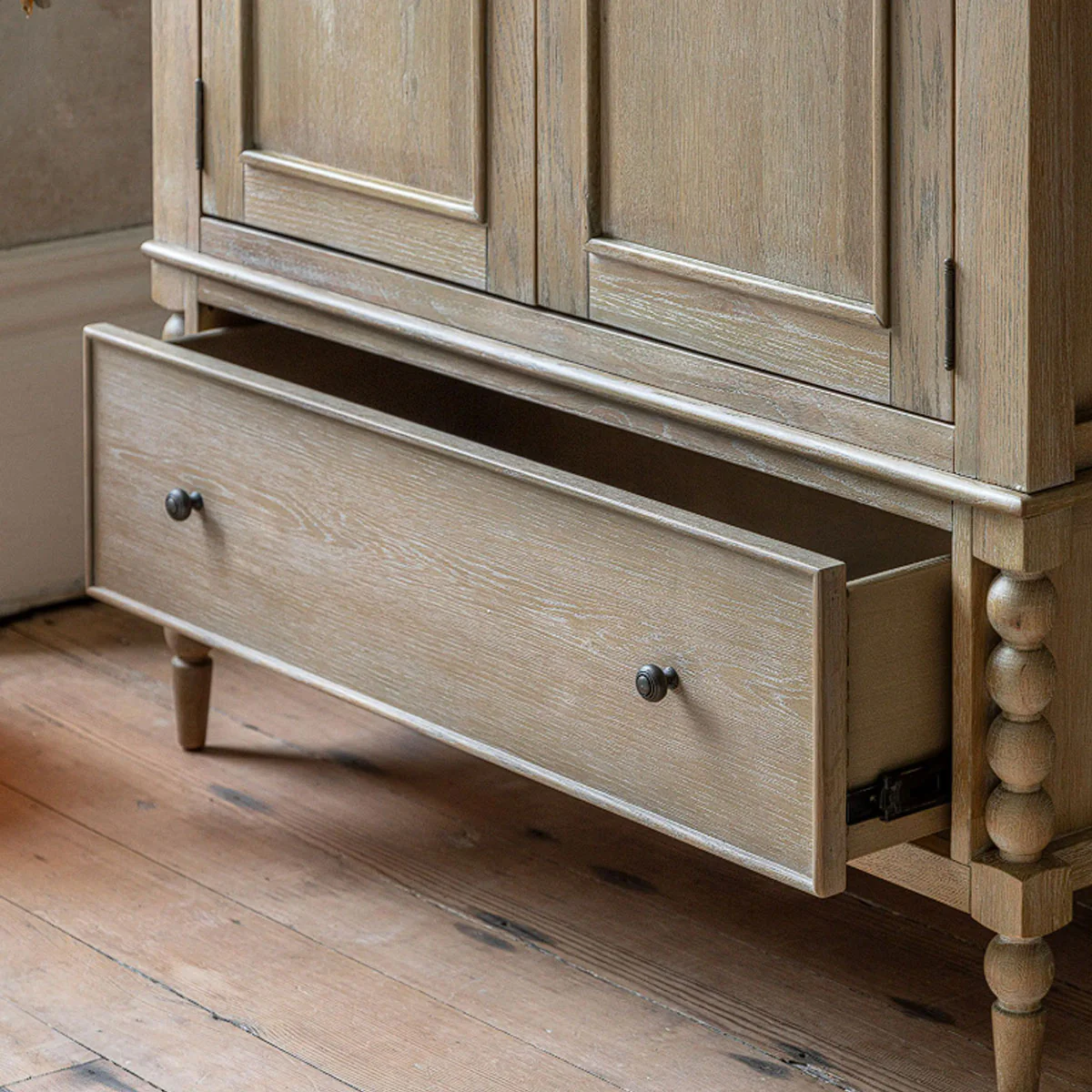 Gallery Direct Artisan 2 Door 1 Drawer Wardrobe - Image 8