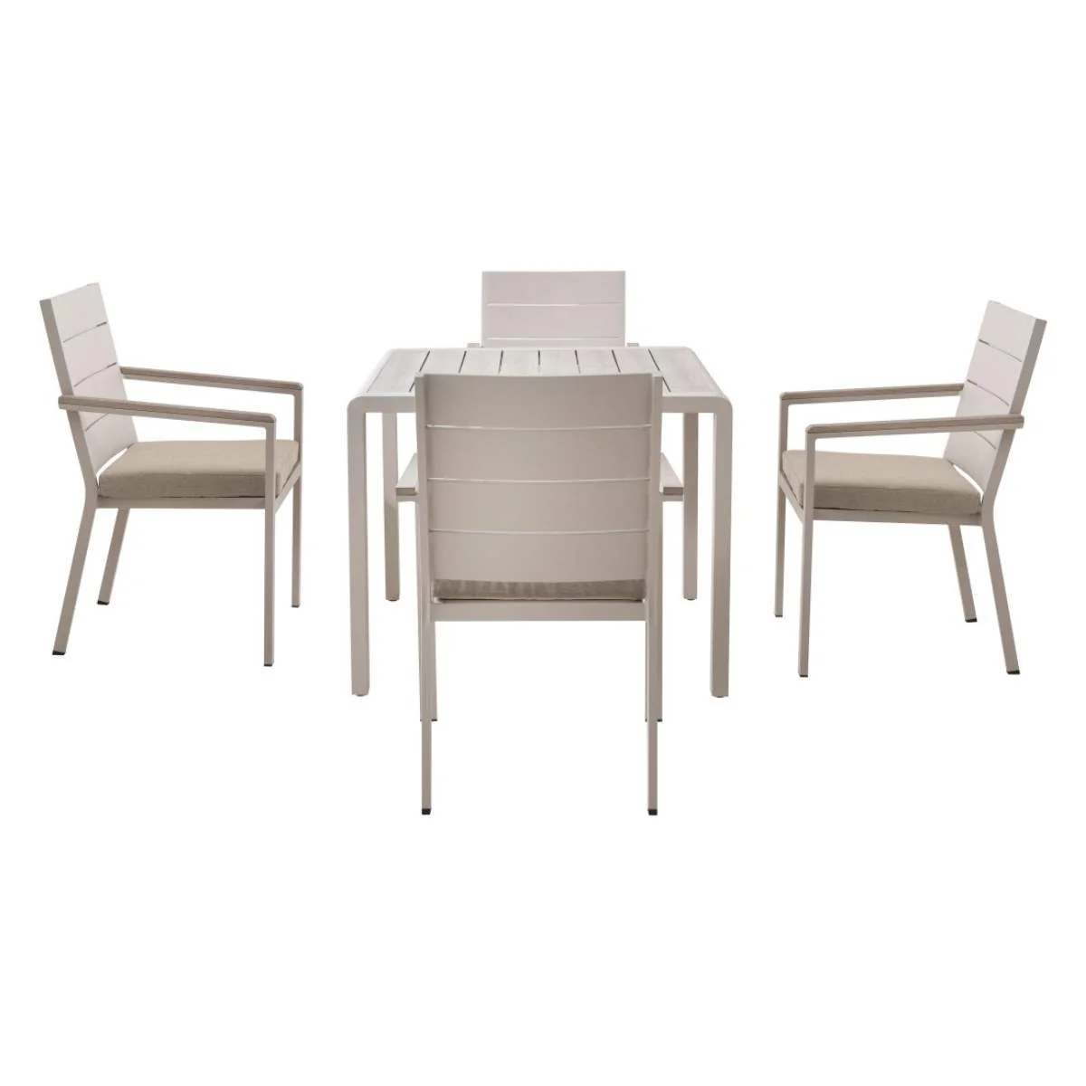 Pacific Lifestyle Aruba Outdoor 4 Seater Dining Set - Image 2