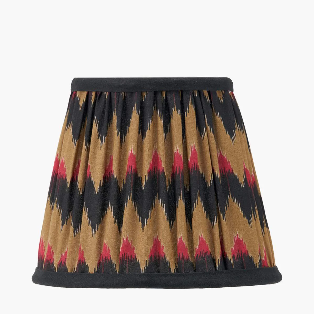 Pacific Lifestyle Athira Multi Chevron Design Mushroom Pleat Tapered Lamp Shade - Image 12