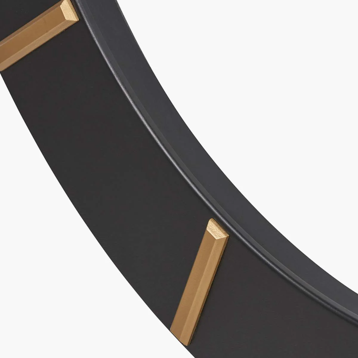 Pacific Lifestyle Black and Gold 2 Piece Open Wall Clock - Image 6