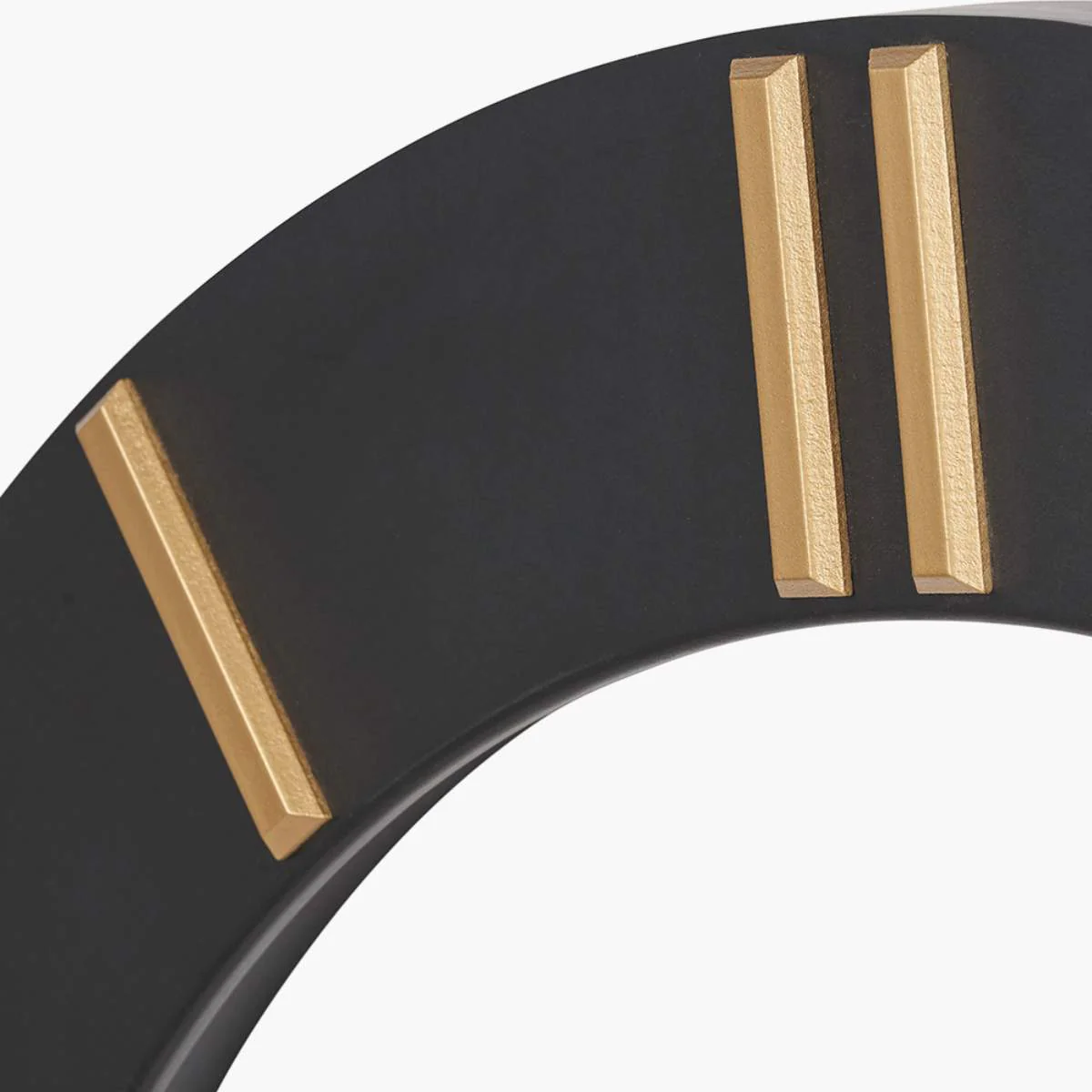 Pacific Lifestyle Black and Gold 2 Piece Open Wall Clock - Image 7
