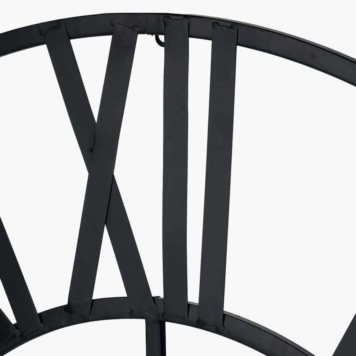 Pacific Lifestyle Black Metal Large Round Wall Clock - Image 4