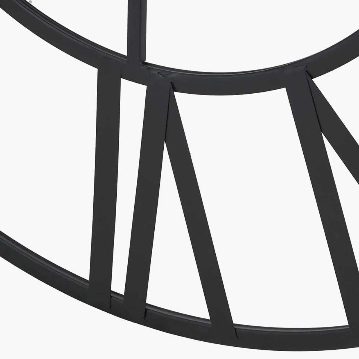 Pacific Lifestyle Black Metal Large Round Wall Clock - Image 5