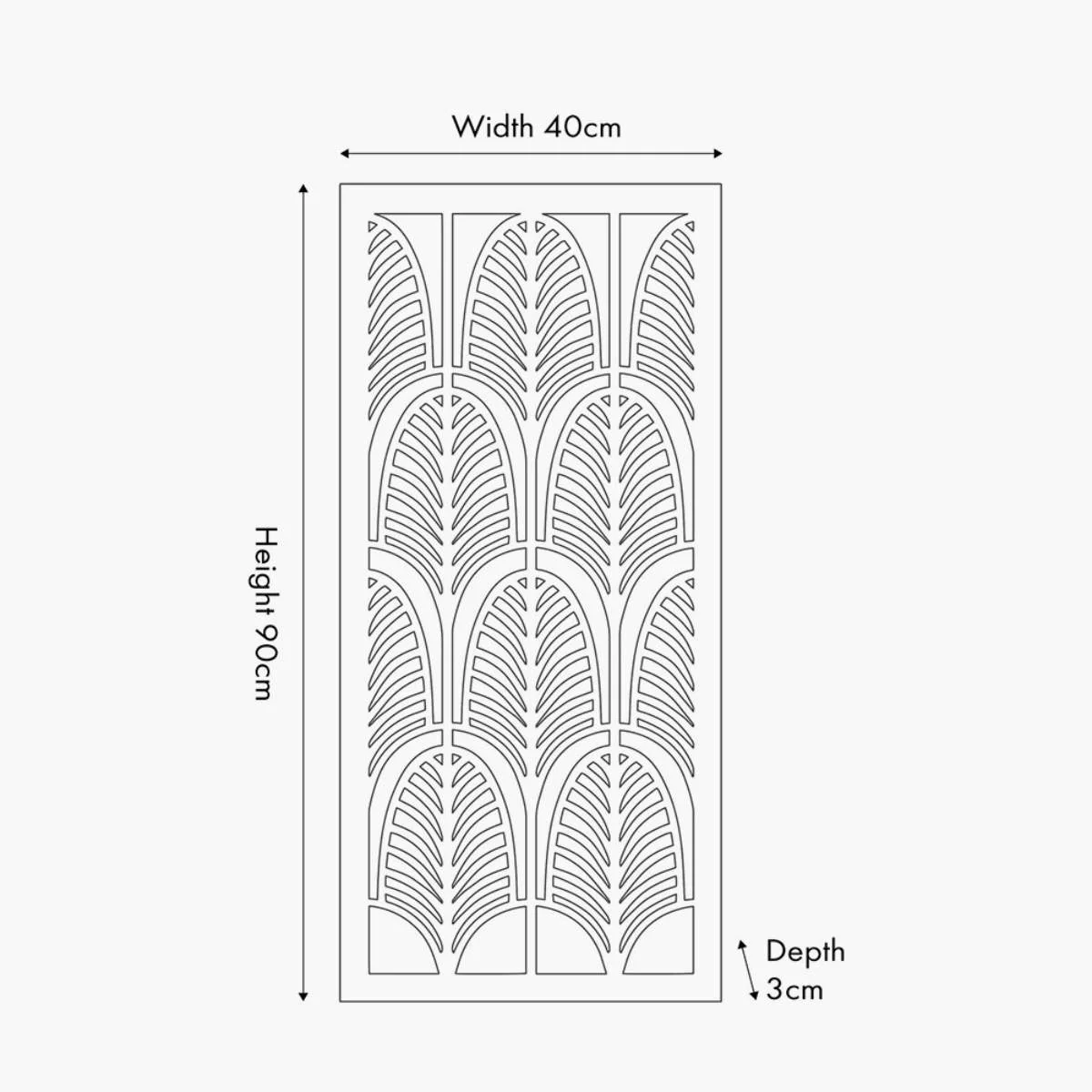 Pacific Lifestyle Black Metal Rectangular Mirrored Wall Art - Image 10