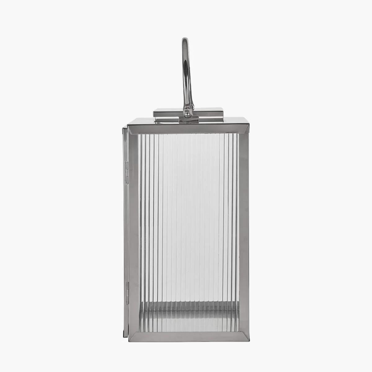 Pacific Lifestyle Brass Metal and Smoked Glass Panelled Hurricane - Image 2