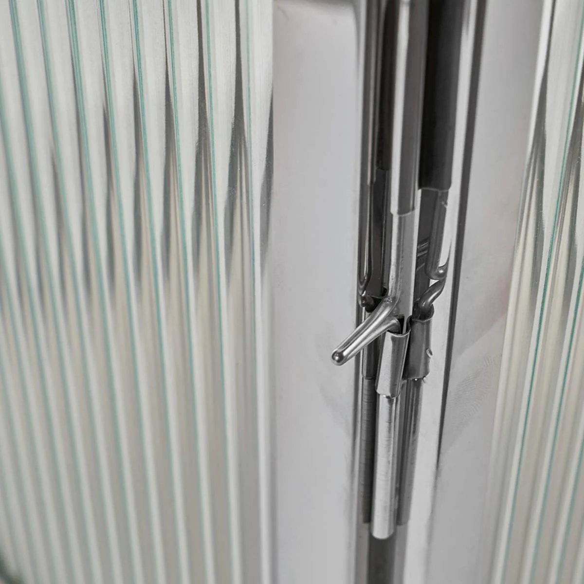 Pacific Lifestyle Brass Metal and Smoked Glass Panelled Hurricane - Image 5