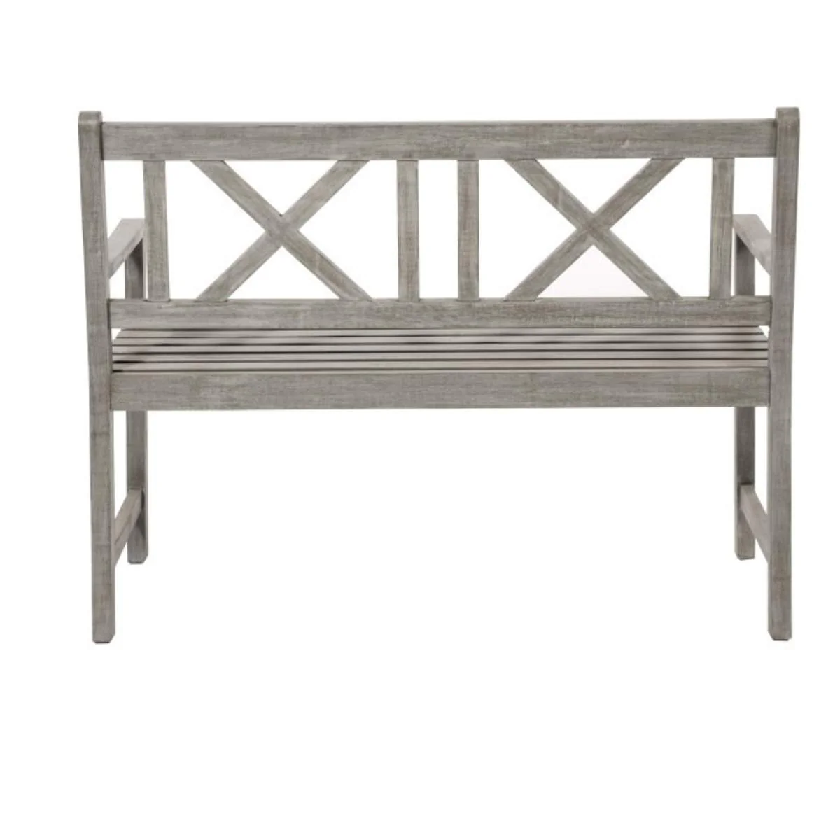 Pacific Lifestyle Cambridge Antique Grey Outdoor 2 Seater Bench - Image 4