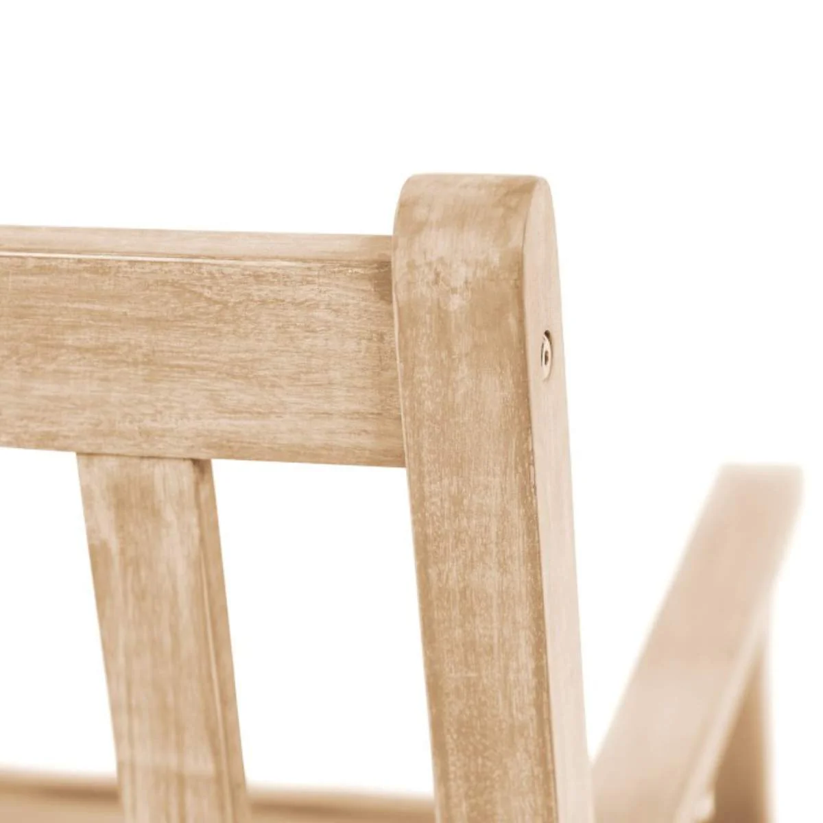Pacific Lifestyle Cambridge Light Teak Outdoor 2 Seater Bench - Image 13