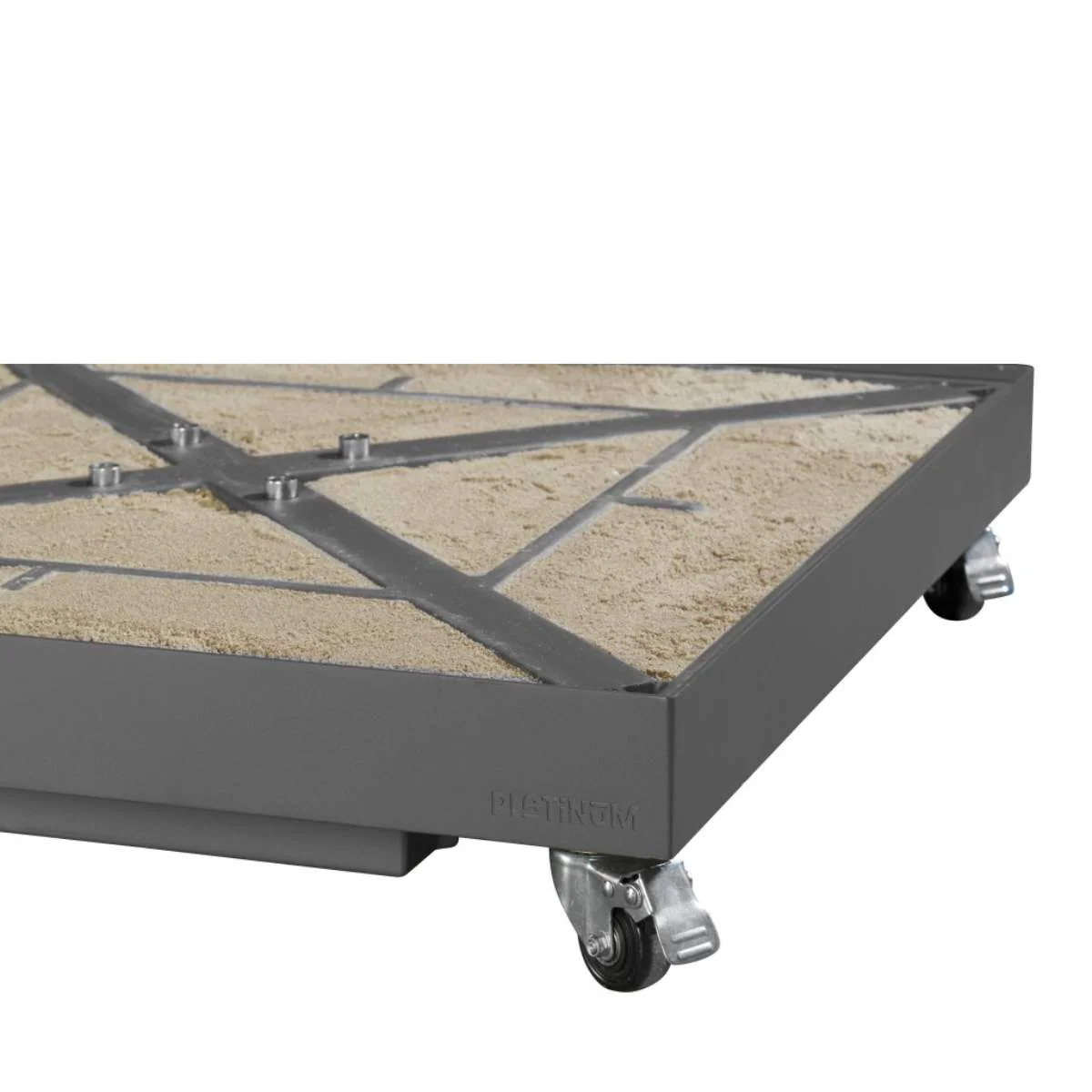 Pacific Lifestyle Ceramica Grey 40KG Wheeled Parasol Base - Image 2