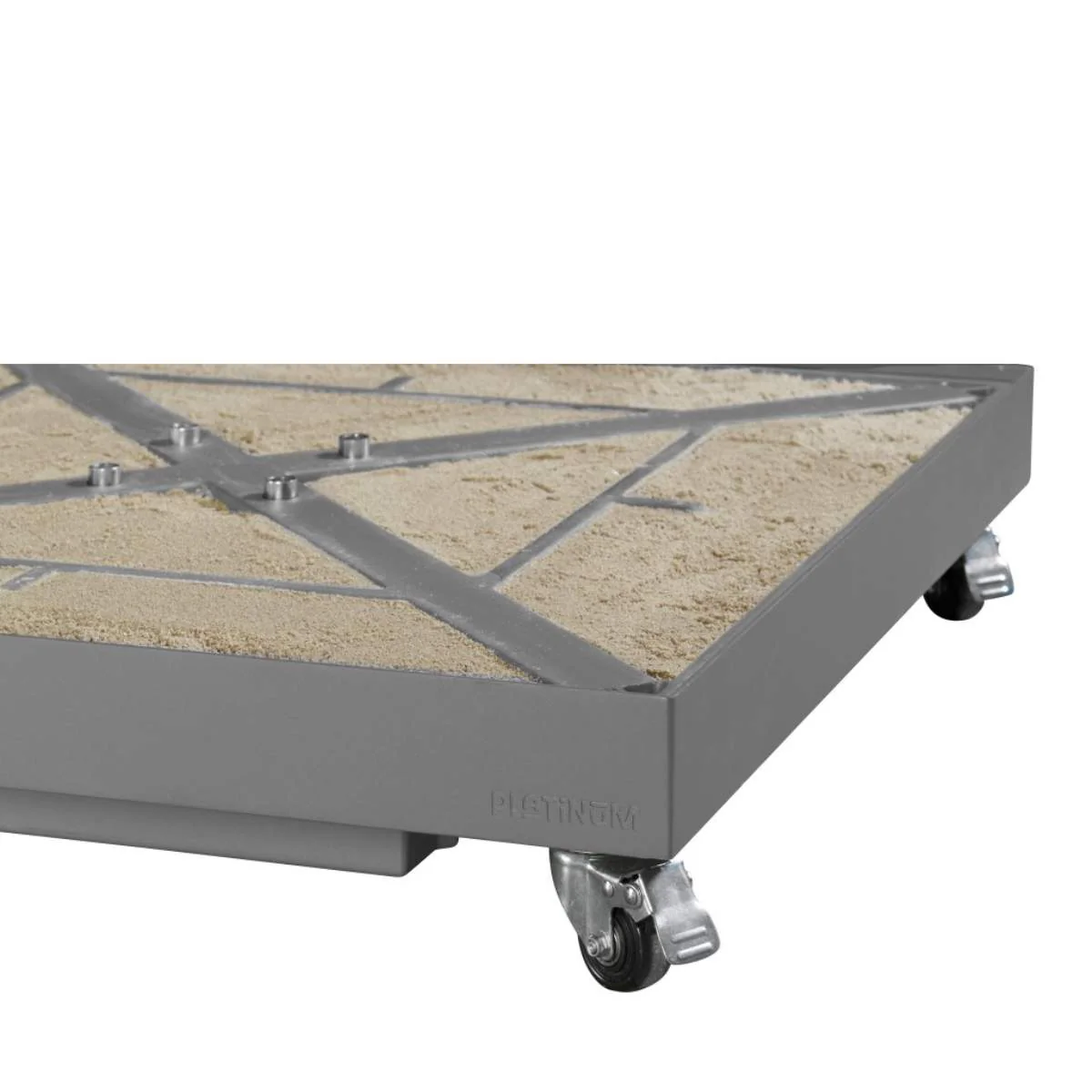 Pacific Lifestyle Ceramica Grey 90KG Wheeled Parasol Base - Image 6