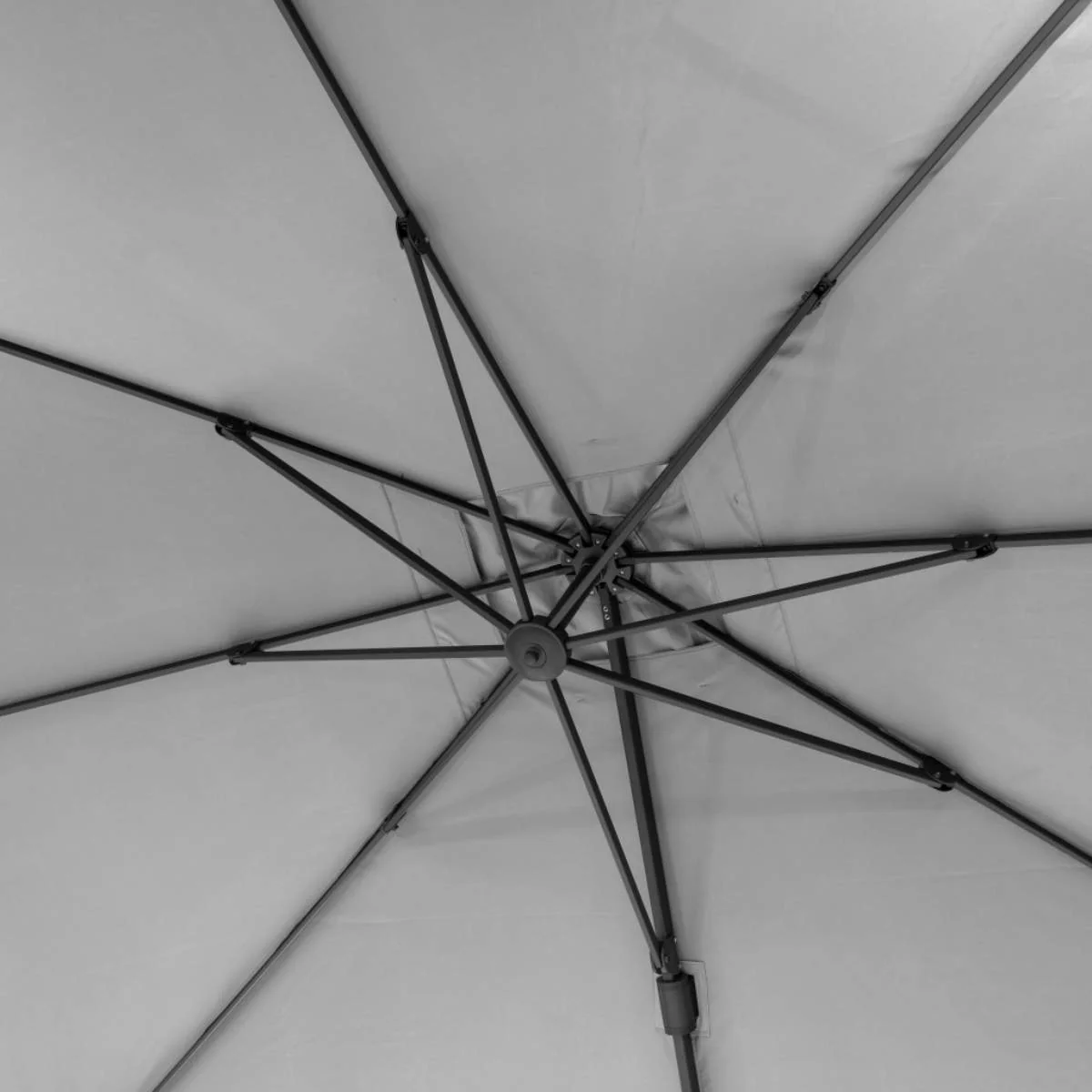 Pacific Lifestyle Challenger T2 3.5 x 2.6m Rectangular Luna Grey Free Arm Parasol - Image 10