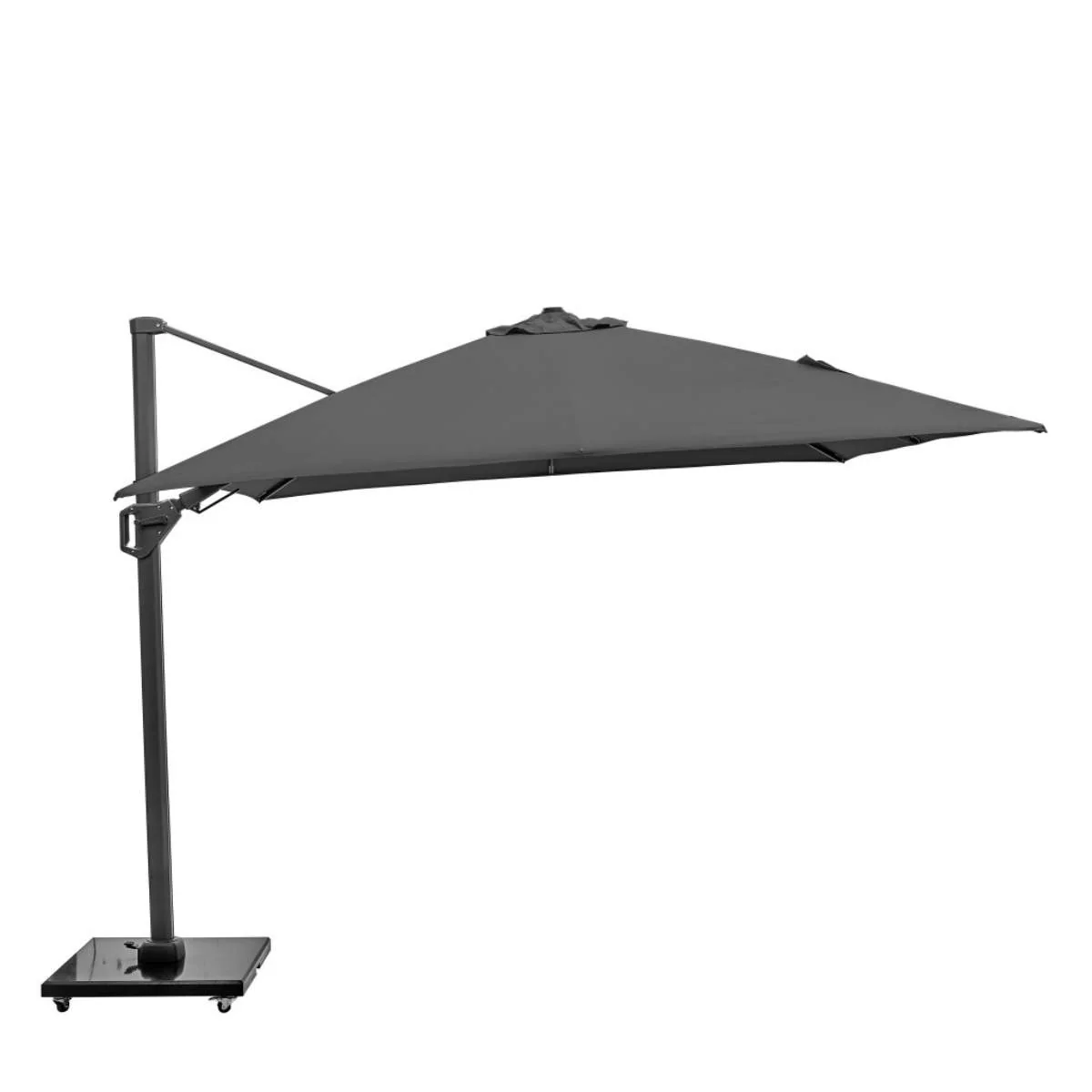 Pacific Lifestyle Challenger T2 3m Square Anthracite Free Arm Parasol