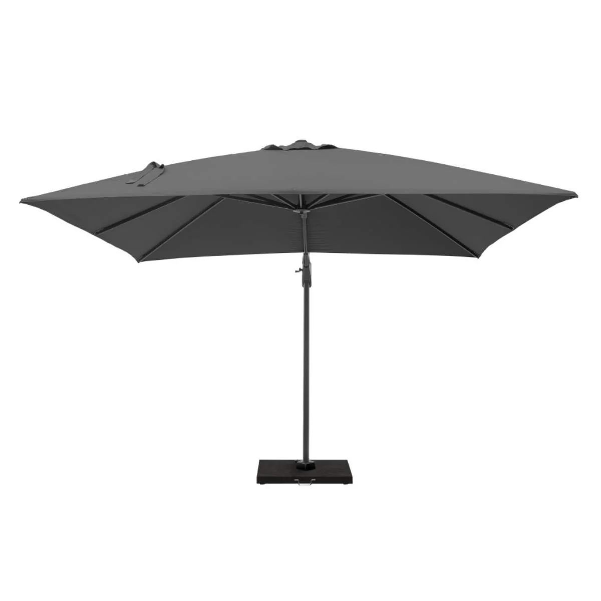 Pacific Lifestyle Challenger T2 3m Square Anthracite Free Arm Parasol - Image 3