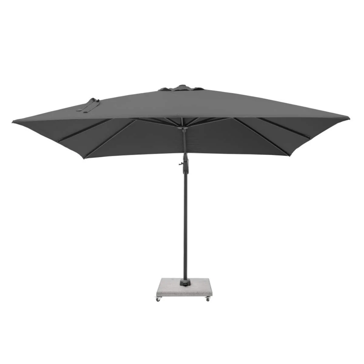 Pacific Lifestyle Challenger T2 3m Square Anthracite Free Arm Parasol - Image 4