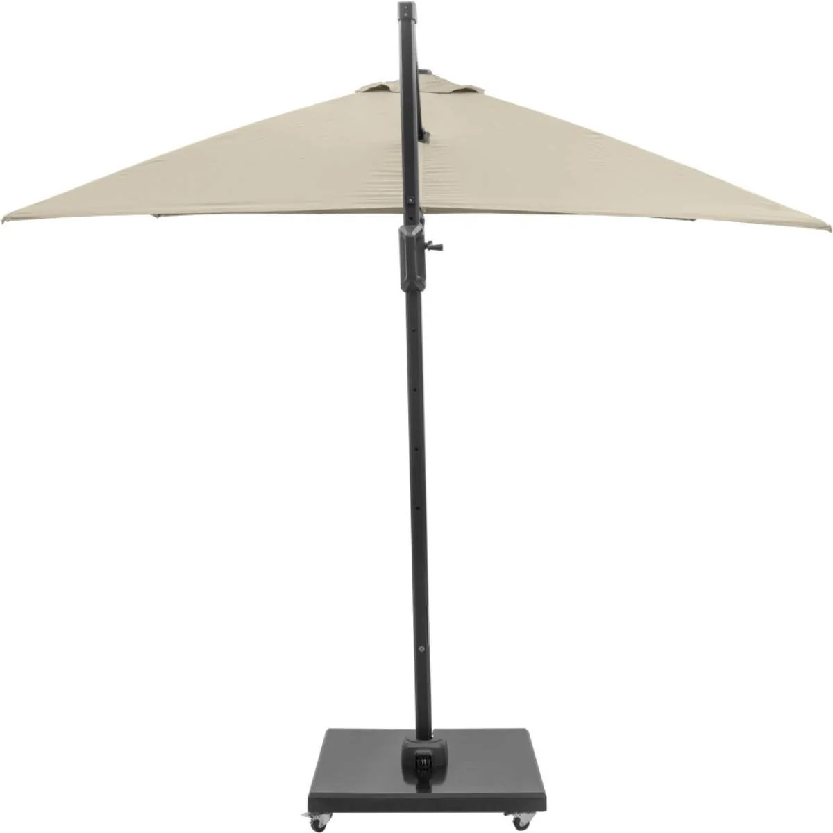 Pacific Lifestyle Challenger T2 3m Square Champagne Free Arm Parasol - Image 6