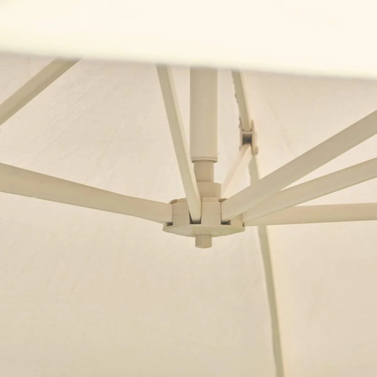 Pacific Lifestyle Challenger T2 3m Square Sandstone / Champagne Free Arm Parasol - Image 6