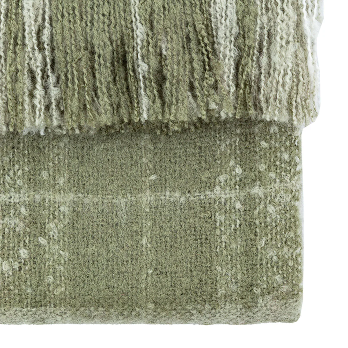 Gallery Direct Check Faux Mohair Throw - Image 5