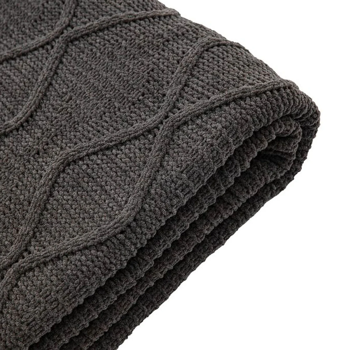 Gallery Direct Chenille Cable Throw - Image 4
