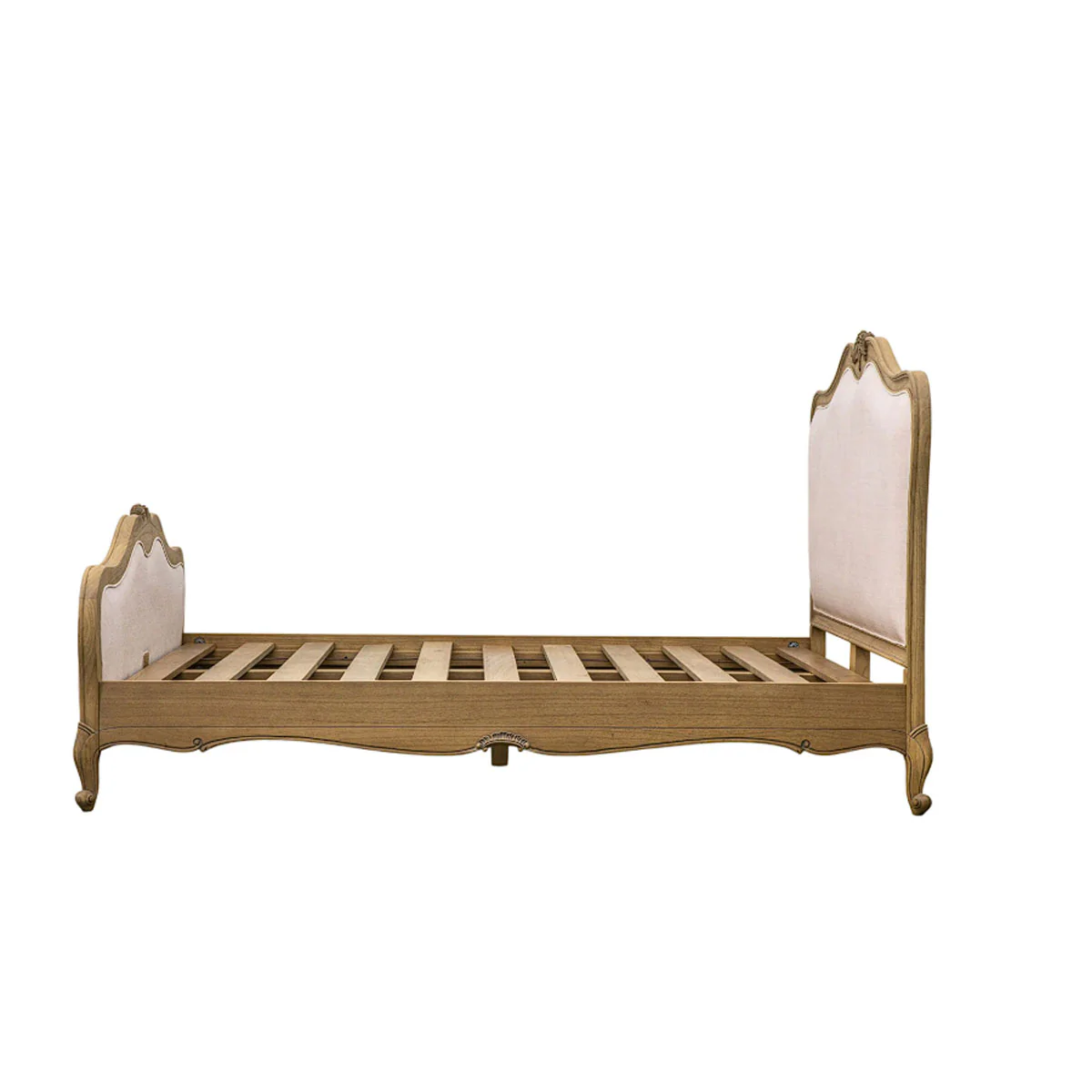 Gallery Direct Chic Linen Upholstered Bed Weathered - Image 3