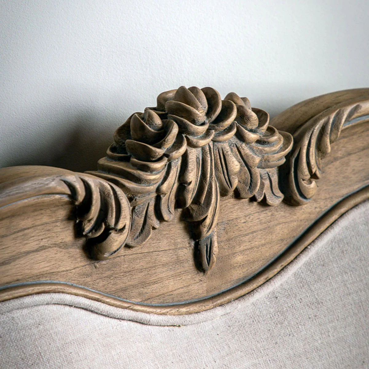 Gallery Direct Chic Linen Upholstered Bed Weathered - Image 7