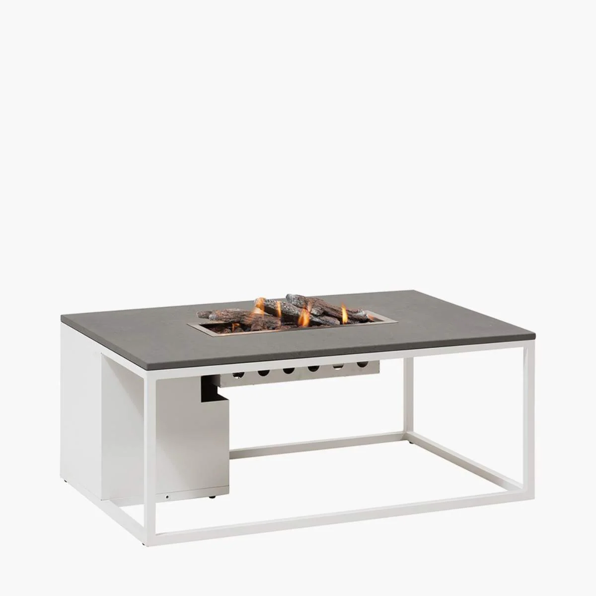 Pacific Lifestyle Cosiloft 120 White and Grey Fire Pit Table - Image 3