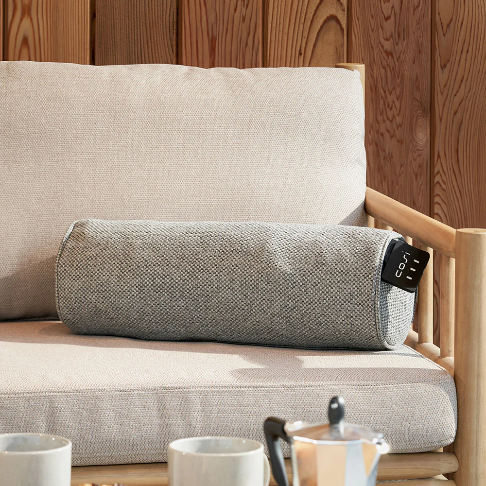 Pacific Lifestyle Cosipillow Heated Comfort Bolster Grey 45x15cm - Image 6