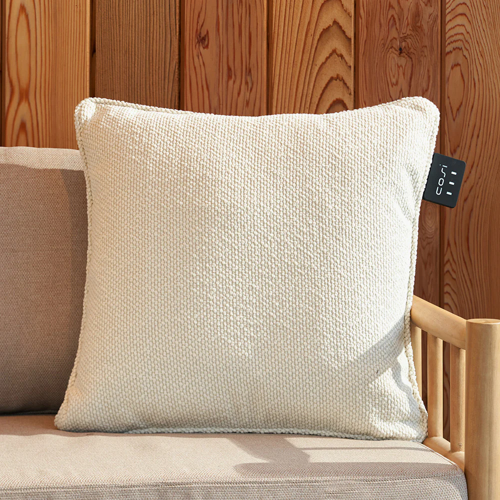 Pacific Lifestyle Cosipillow Heated Comfort Square Teddy 50x50cm - Image 5