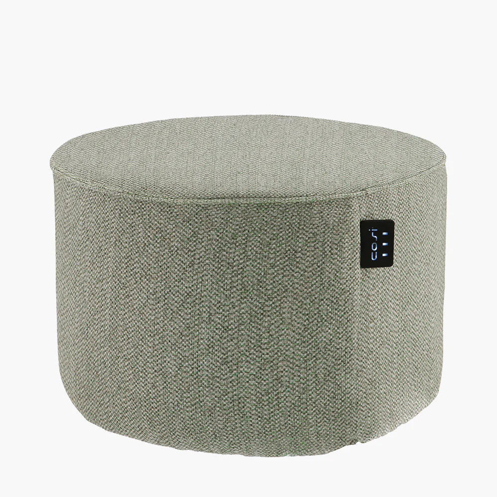 Pacific Lifestyle Cosipouf Heated Comfort Green Low Round 60x38cm high