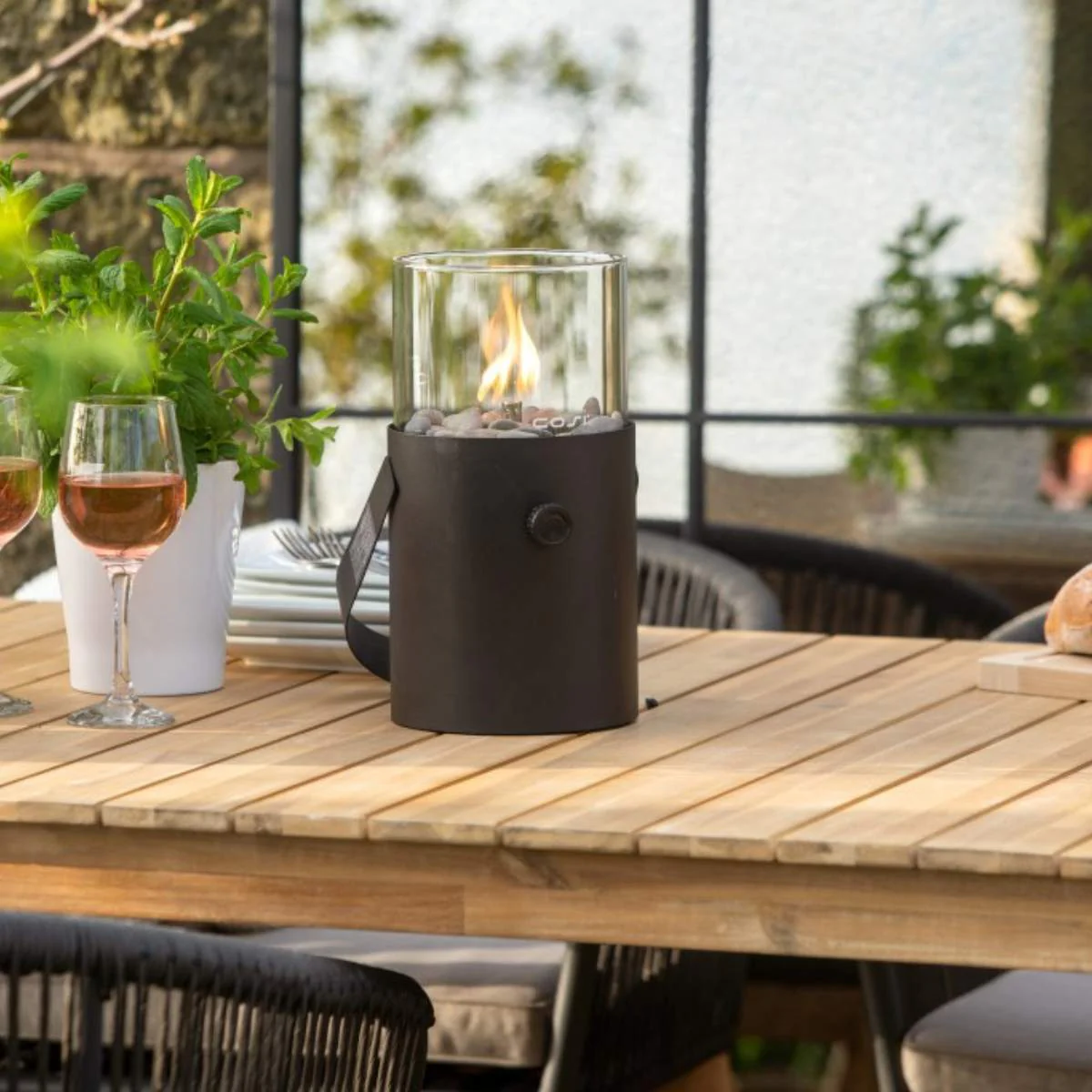 Pacific Lifestyle Cosiscoop Black Fire Lantern - Image 14