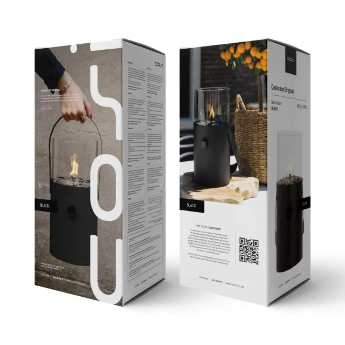 Pacific Lifestyle Cosiscoop Black Fire Lantern - Image 21