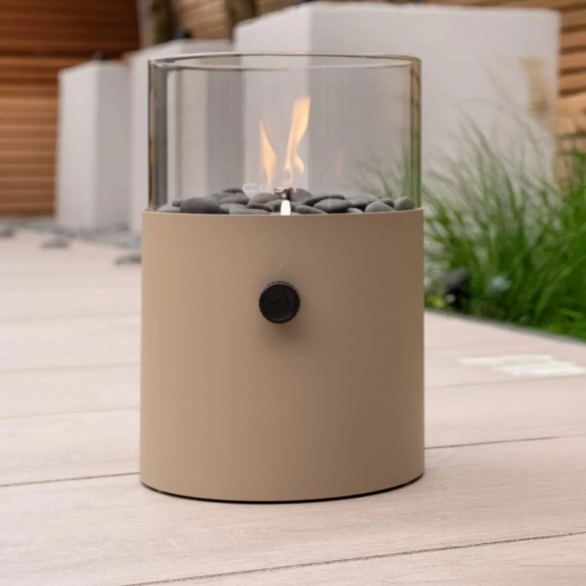 Pacific Lifestyle Cosiscoop Extra Large Sandy Beige Fire Lantern - Image 4